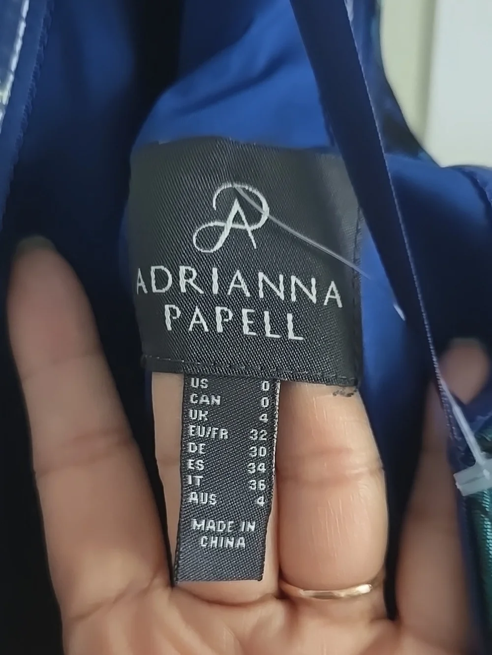 Adrianna Papell one shoulder
